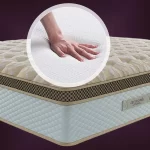 make a table comparing memory foam vs hybrid mattresses