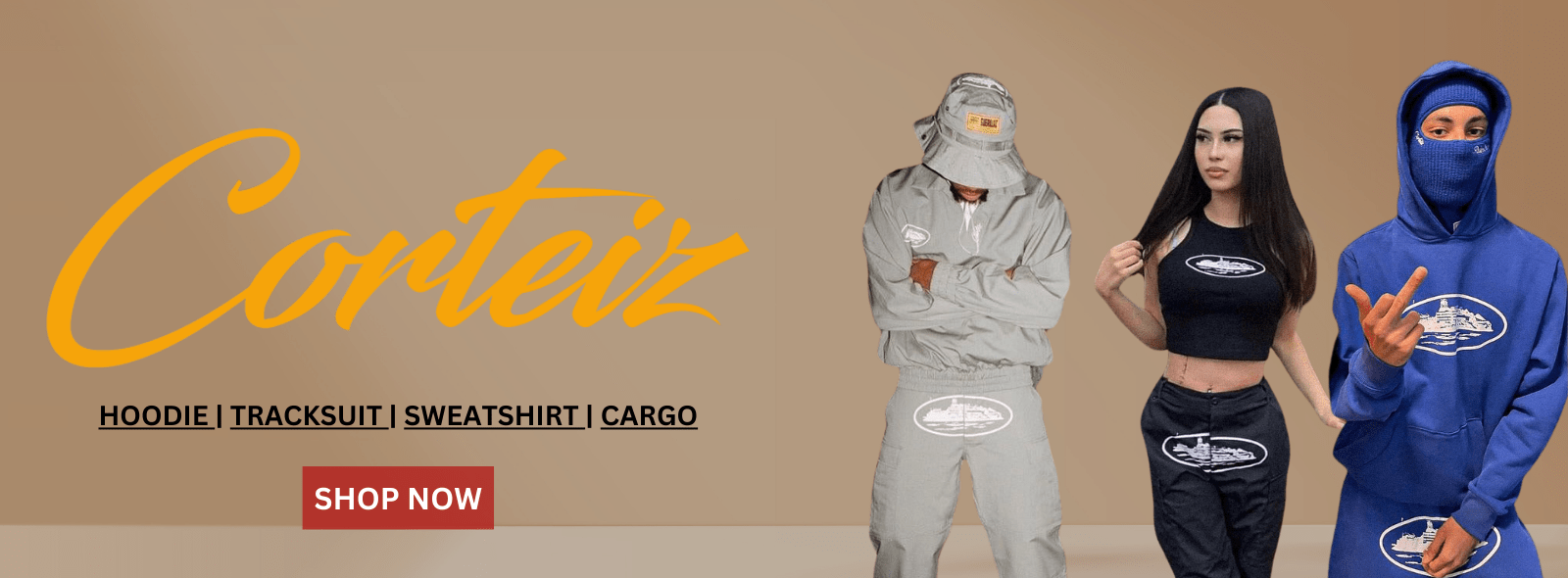 Extensive product Corteiz range and high-quality materials