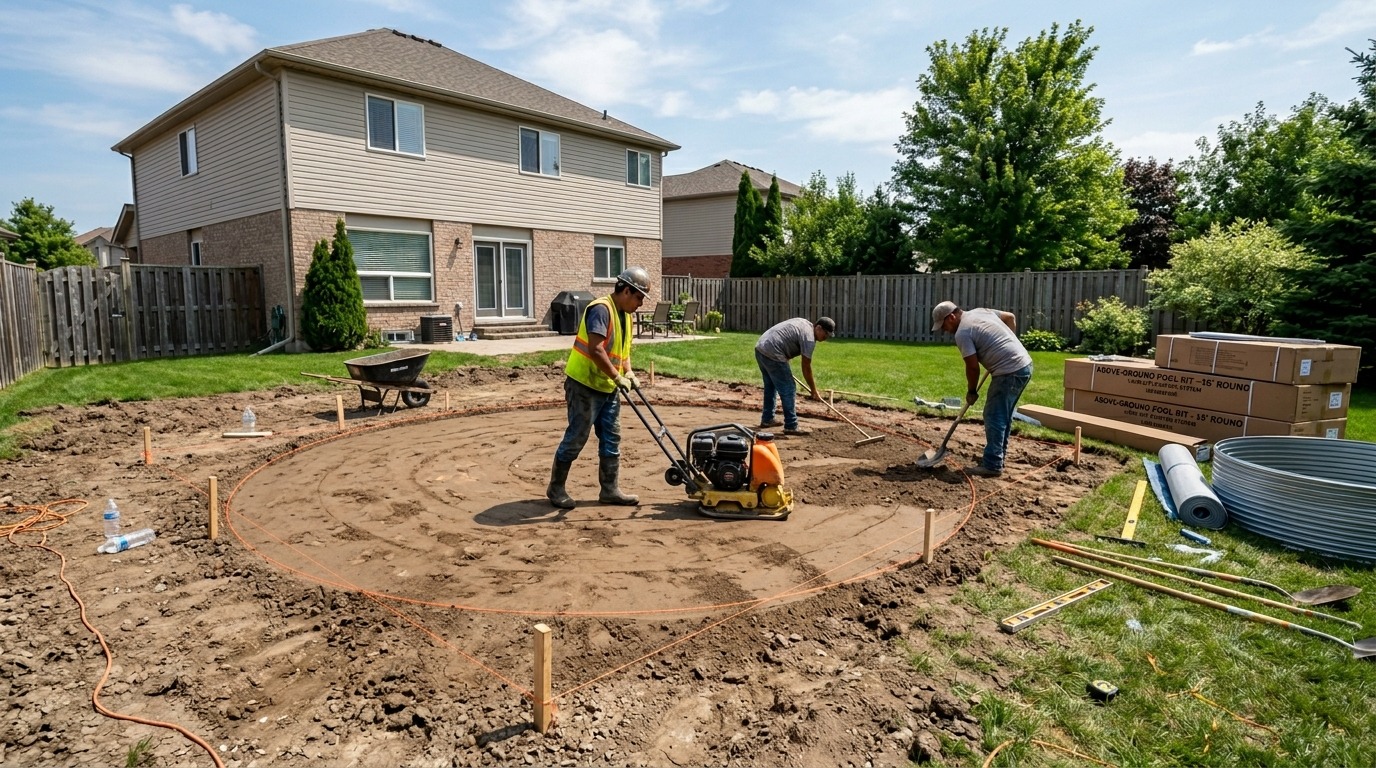 How To Prepare A Site For An Above-Ground Pool