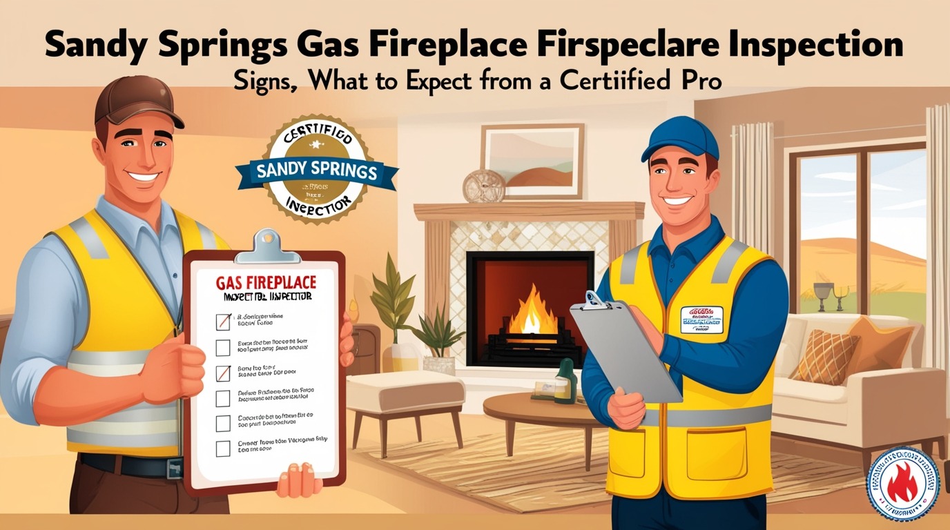 Gas Fireplace Inspection Sandy Springs