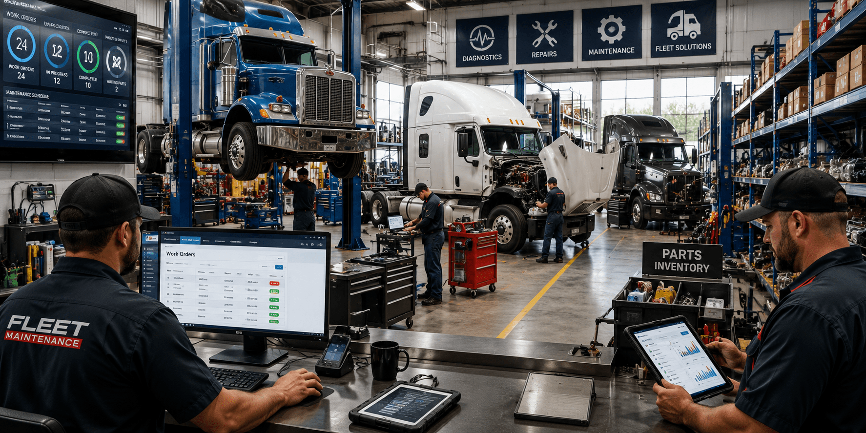 Why Heavy Duty Truck Repair Software Matters for Better Fleet Maintenance Results