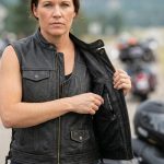 womens leather motorcycle vests
